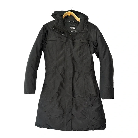 The North Face Women's Black Hyvent Parka Puffer Coat. Sz: S/P